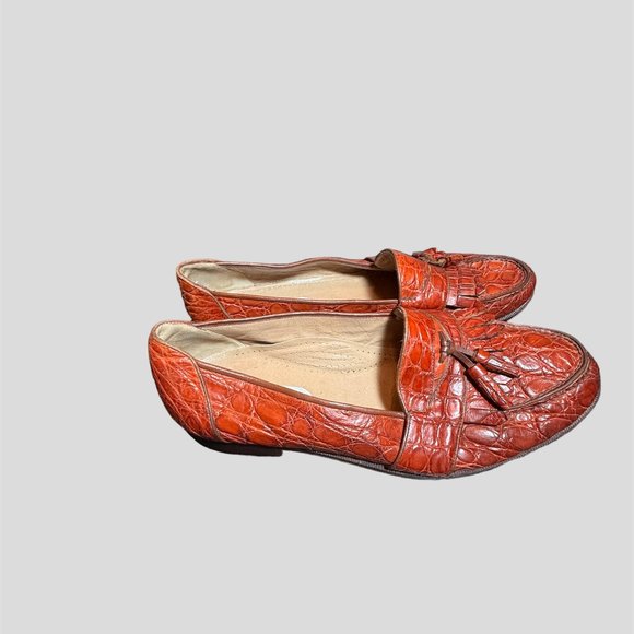 Bally  size 9.5 D  mens tan slip-on loafer main image 11